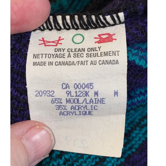 Nanook Wool Blend Cardigan - Women's Size M - Made in Canada - Picture 5 of 7